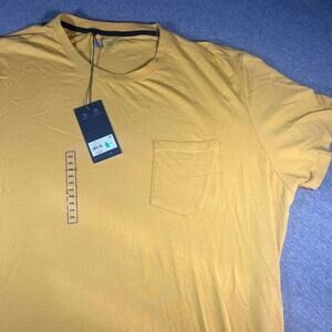 NWT VRST Men's UV Protection “Breathability” Pocket Crew Neck T-Shirt XXL Yellow